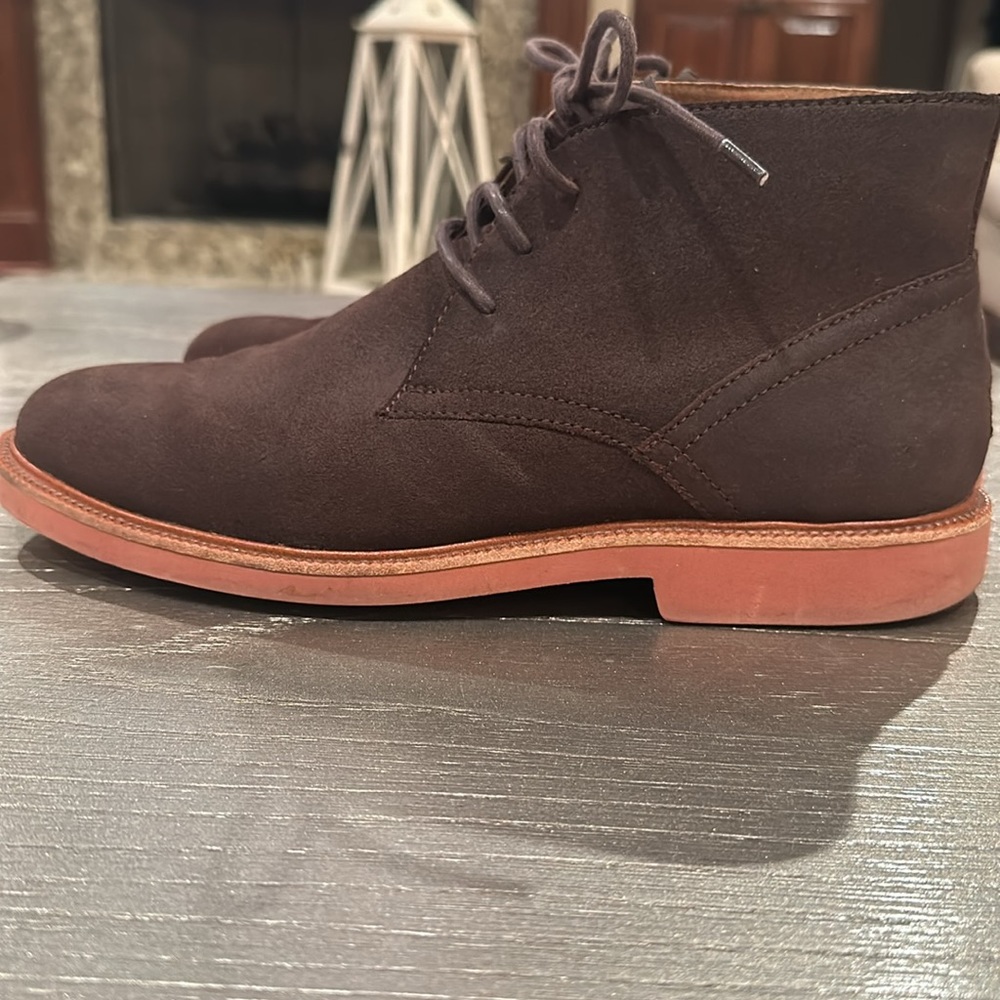 Men’s Brown Suede Dress Boots - Size 10D - great condition worn twice - Polo RL
